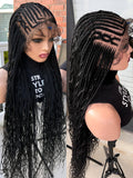 Long black box braided wig 